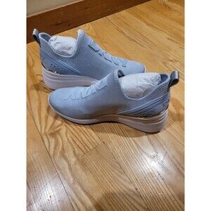 DKNY Women's Keeva Everyday Slip On Wedge Sneakers Celeste Color Size 9.5 M